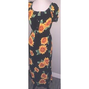Sunflower Maxi Dress